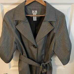 Gray Worthington Petite Suit Jacket Size XL